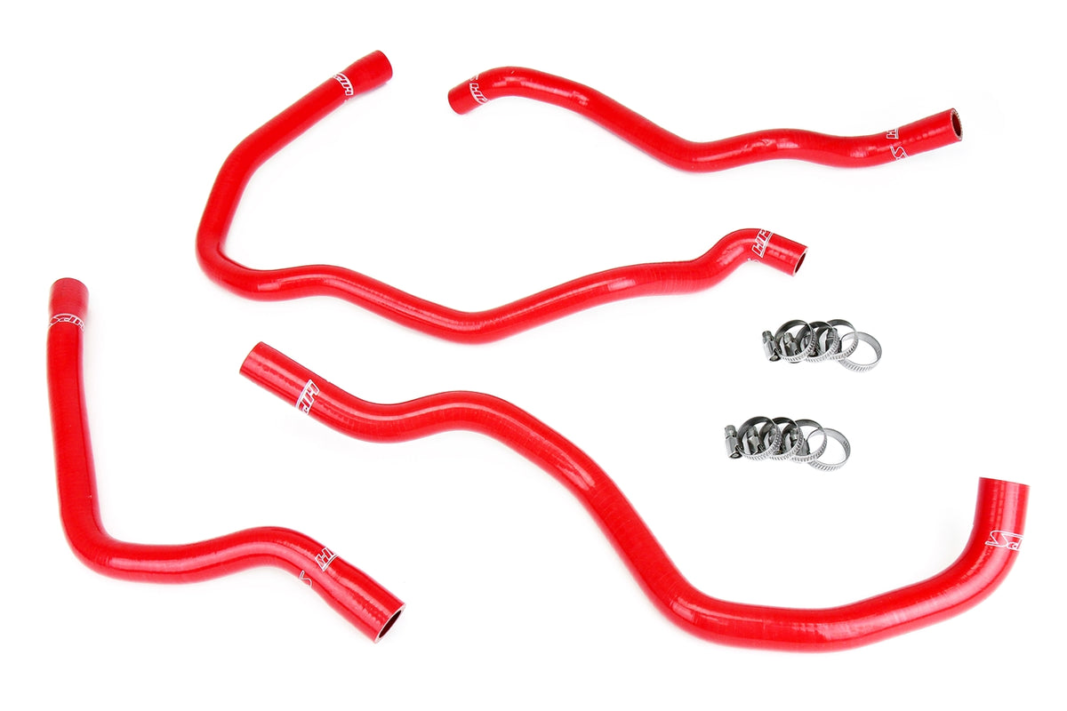 57-1937-RED HPS Red Silicone Heater Hoses 2001-2005 Bmw 325XI 2.5L M52TU/M54 (E46)