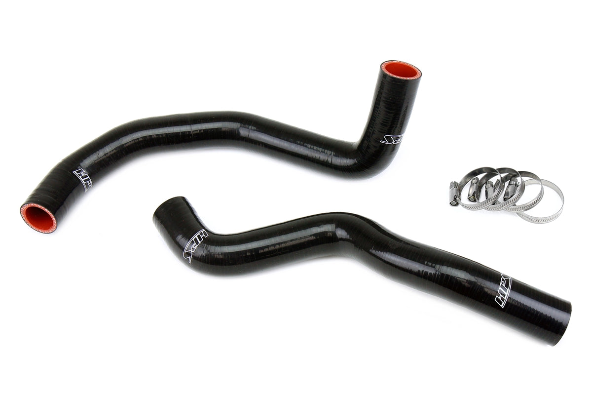 57-1967-BLK HPS Black Silicone Radiator Hoses 2013-2015 Audi A6 Quattro 2.0L Turbo a/T