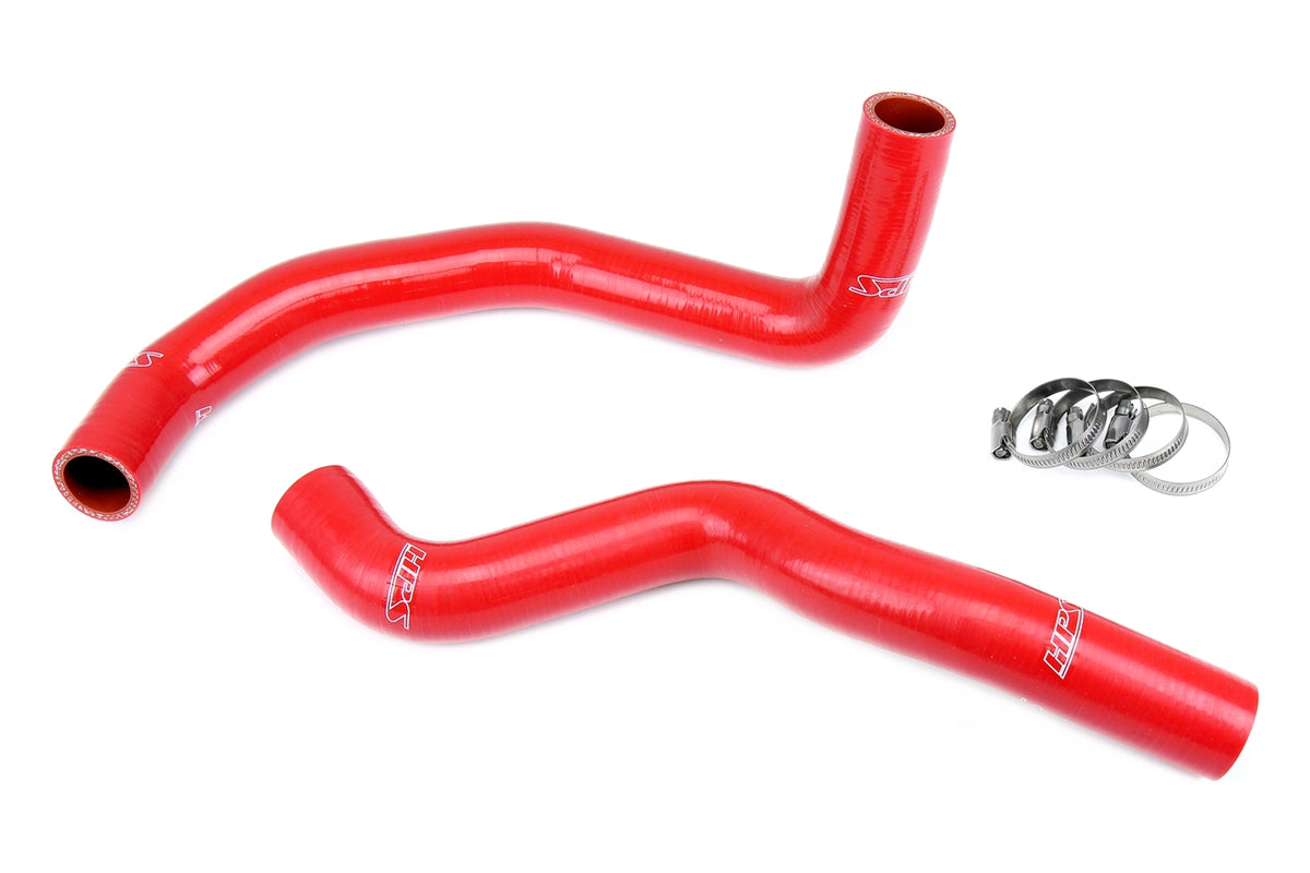 57-1967-RED HPS Red Silicone Radiator Hoses 2013-2015 Audi A6 Quattro 2.0L Turbo a/T