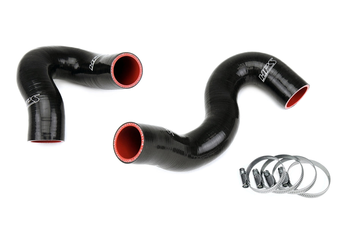 57-1968-BLK HPS Black Silicone Radiator Hoses 2012-2014 Audi A6 3.0L V6 Supercharged