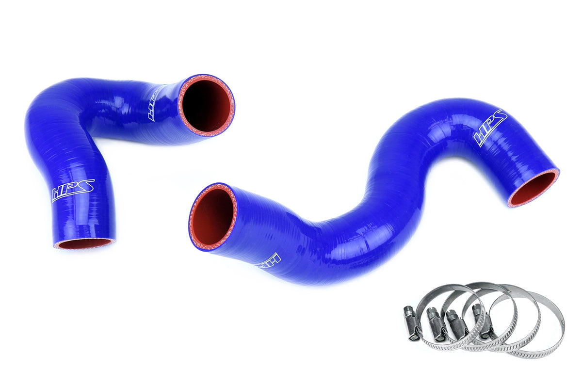 57-1968-BLUE HPS Blue Silicone Radiator Hoses 2012-2014 Audi A6 3.0L V6 Supercharged