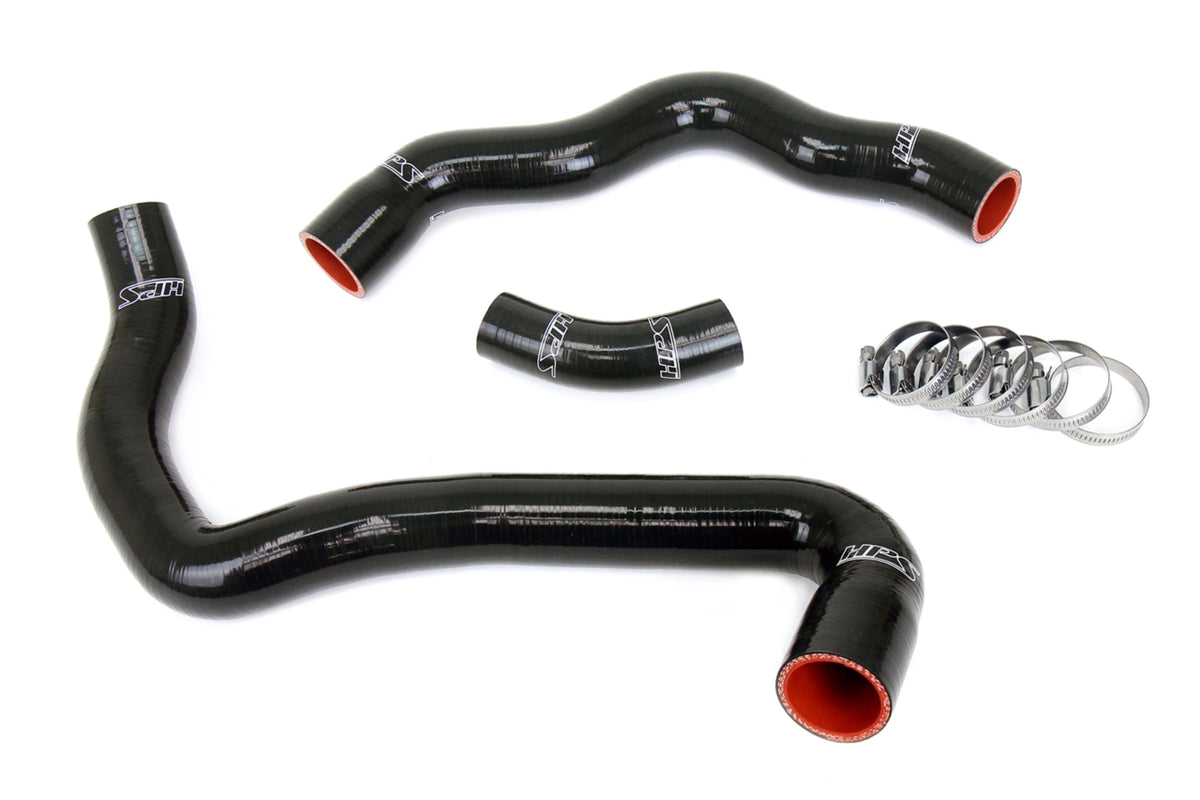 57-1970-BLK HPS Black Silicone Radiator Hoses 1997-1998 Mercedes-Benz C230 2.3L Na