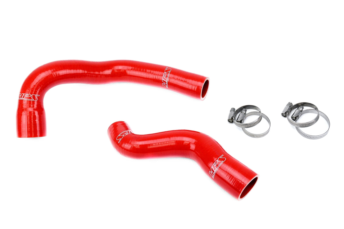 57-1979-RED HPS Red Silicone Radiator Hoses 1987-1993 Mercedes-Benz 190E 2.6L (W124)