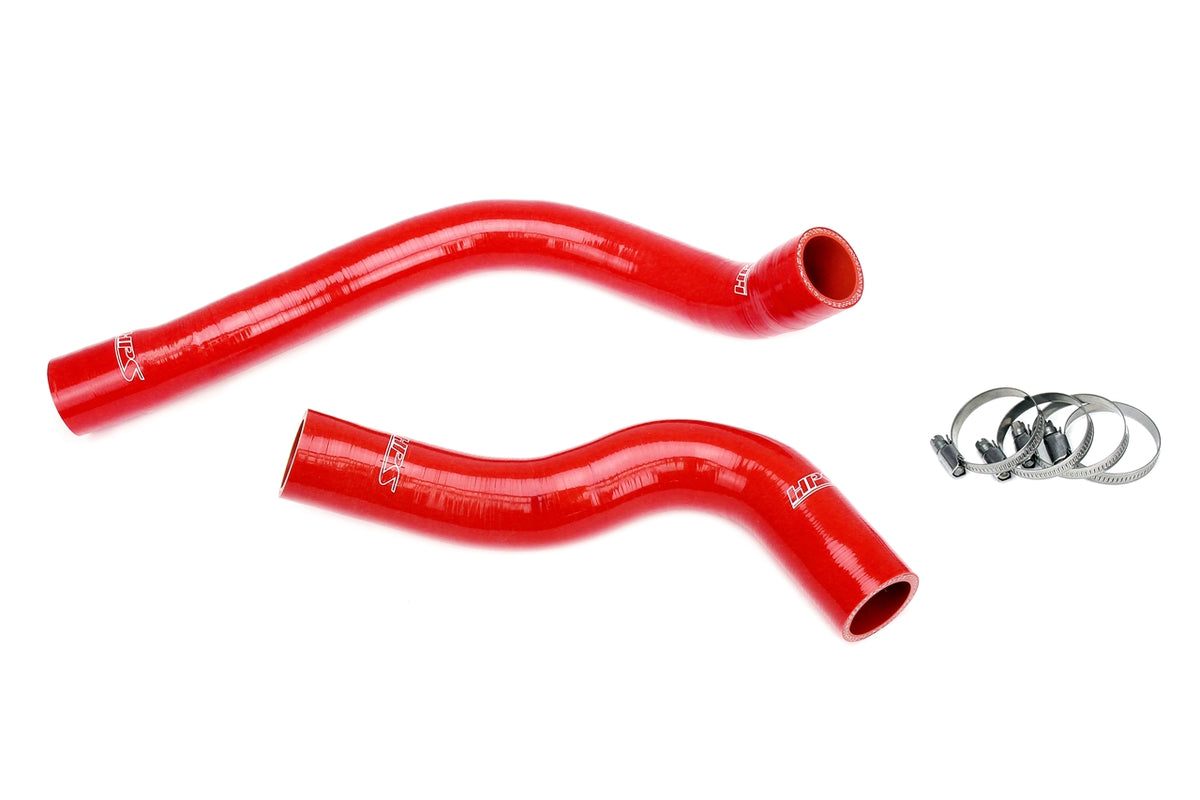 57-2035-RED HPS Red Silicone Radiator Hoses 1981-1985 Mercedes-Benz 380SL 3.8L V8
