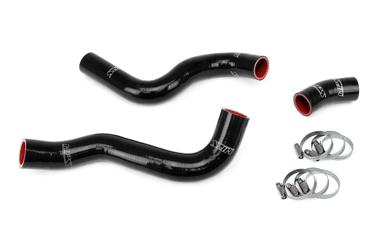 57-2055-BLK HPS Black Silicone Radiator Hoses 2011-2013 Infiniti M56 5.6L V8