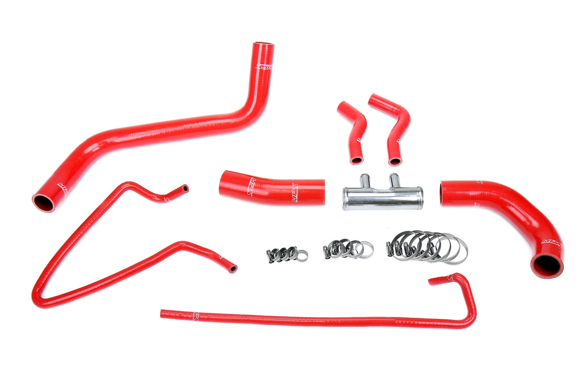 57-2064-RED HPS Red Silicone Radiator Hoses 2011-2014 Ford F-150 3.5L V6 Twin Turbo Ecoboost