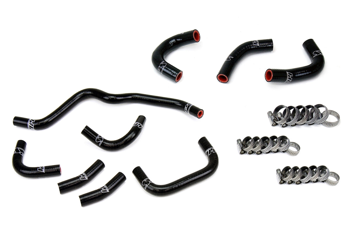 57-2079-BLK HPS Black Silicone Oil Cooler and Throttle Body Hoses 2000-2003 Honda S2000 2.0L F20C AP1
