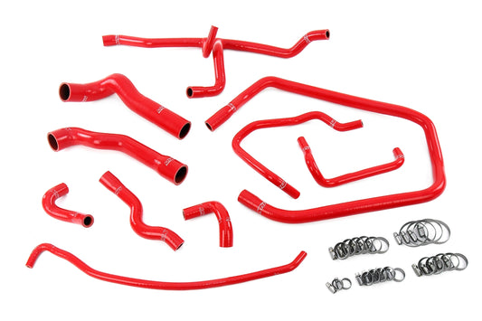 57-2083-RED HPS Red Silicone Radiator Heater Throttle Body and Expansion Tank Coolant Hoses 1992-1995 Bmw 325I 325IS 2.5L E36 M50