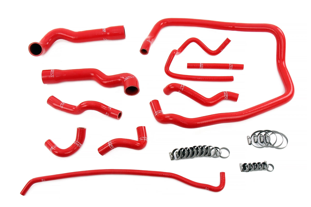 57-2088-RED HPS Red Silicone Radiator Heater Throttle Body and Expansion Tank Coolant Hoses 1996-1999 Bmw 328 2.8L E36 M52
