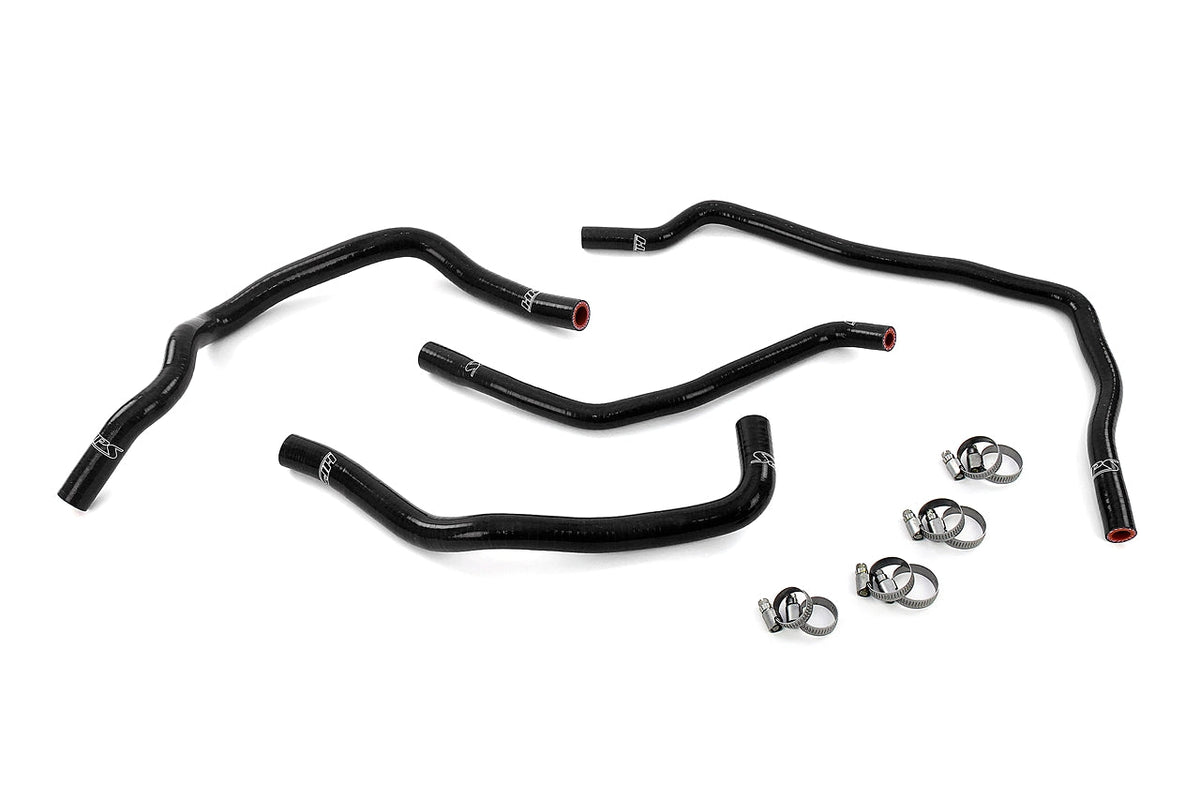 57-2102-BLK HPS Black Silicone Heater and Expansion Tank Coolant Hoses 2008-2015 Scion xB 2.4L