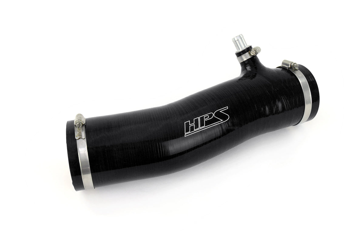 57-2126-BLK HPS Black Silicone Air Intake Hose 2016-2023 Toyota Tacoma 3.5L V6 Equipped with TRD Airbox