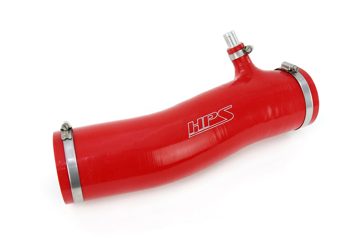 57-2126-RED HPS Red Silicone Air Intake Hose 2016-2023 Toyota Tacoma 3.5L V6 Equipped with TRD Airbox