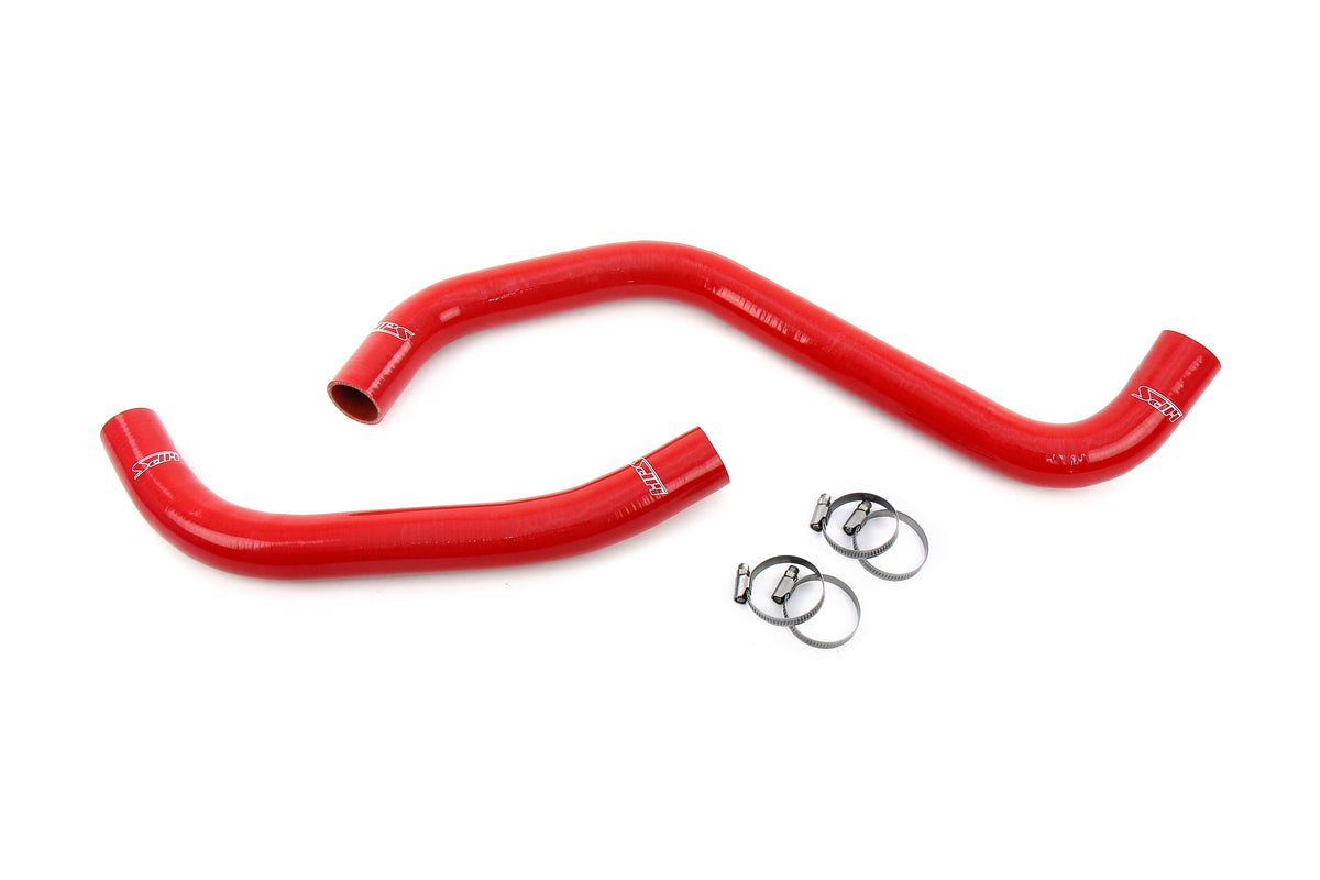 57-2128-RED HPS Red Silicone Radiator Hoses 2011-2015 Jeep Grand Cherokee 3.6L