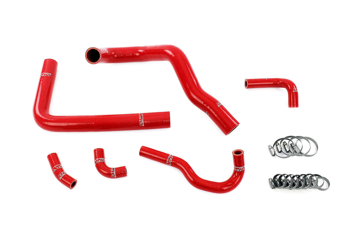 57-2148-RED HPS Red Silicone Radiator and Heater Hoses 1993-2002 Toyota Supra Right Hand Drive 3.0L Turbo 2JZ-GTE JDM Non Vvt-I
