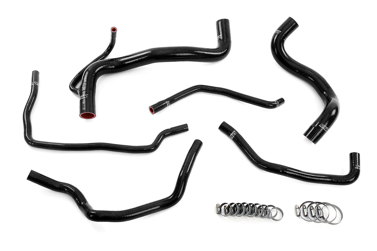 57-2149-BLK HPS Black Silicone Radiator Heater and Expansion Tank Coolant Hoses 2008-2015 Scion xB 2.4L