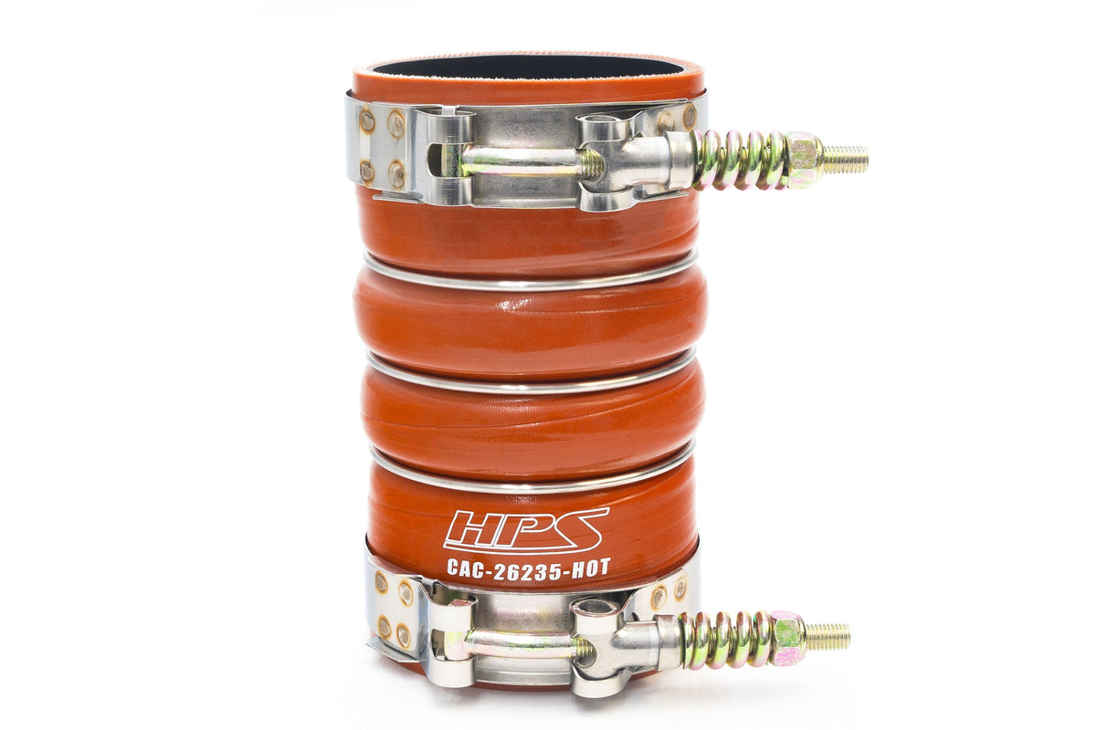 57-2208 HPS Orange Intercooler Hoses 2010 Sterling Truck Bullet 45 6.7L Diesel Cummins Single Hot Side Boot