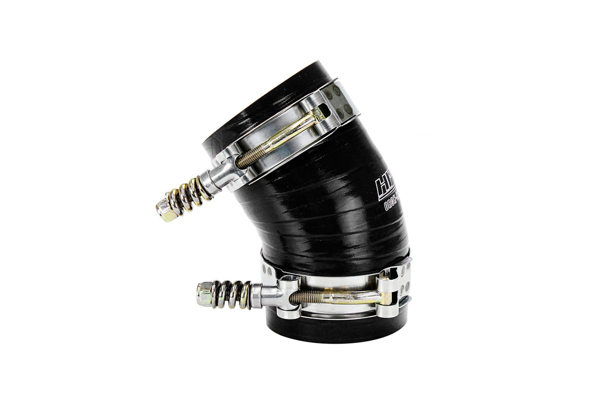 57-2227-BLK HPS Black Intercooler Boot 2005-2007 Ford F-250 Super Duty Powerstroke 6.0L Diesel Includes Spring Loaded T-Bolt Clamps
