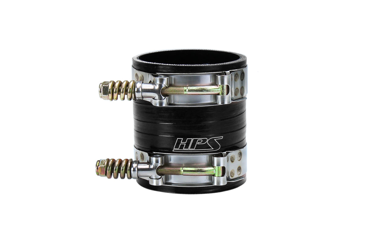 57-2235-BLK HPS Black Intercooler Boot 2008-2010 Ford F-250 Super Duty Powerstroke 6.4L Diesel Includes Spring Loaded T-Bolt Clamps