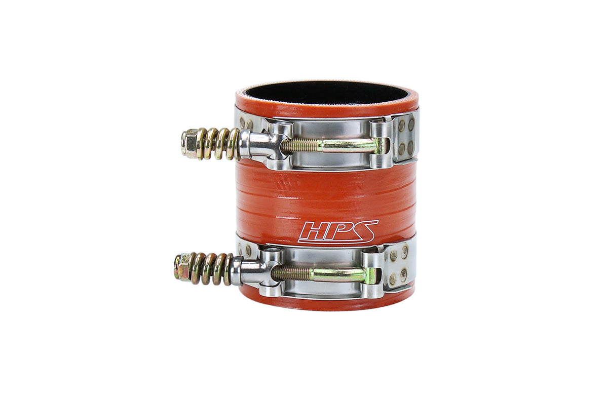 57-2235 HPS Orange Intercooler Boot 2008-2010 Ford F-250 Super Duty Powerstroke 6.4L Diesel Includes Spring Loaded T-Bolt Clamps