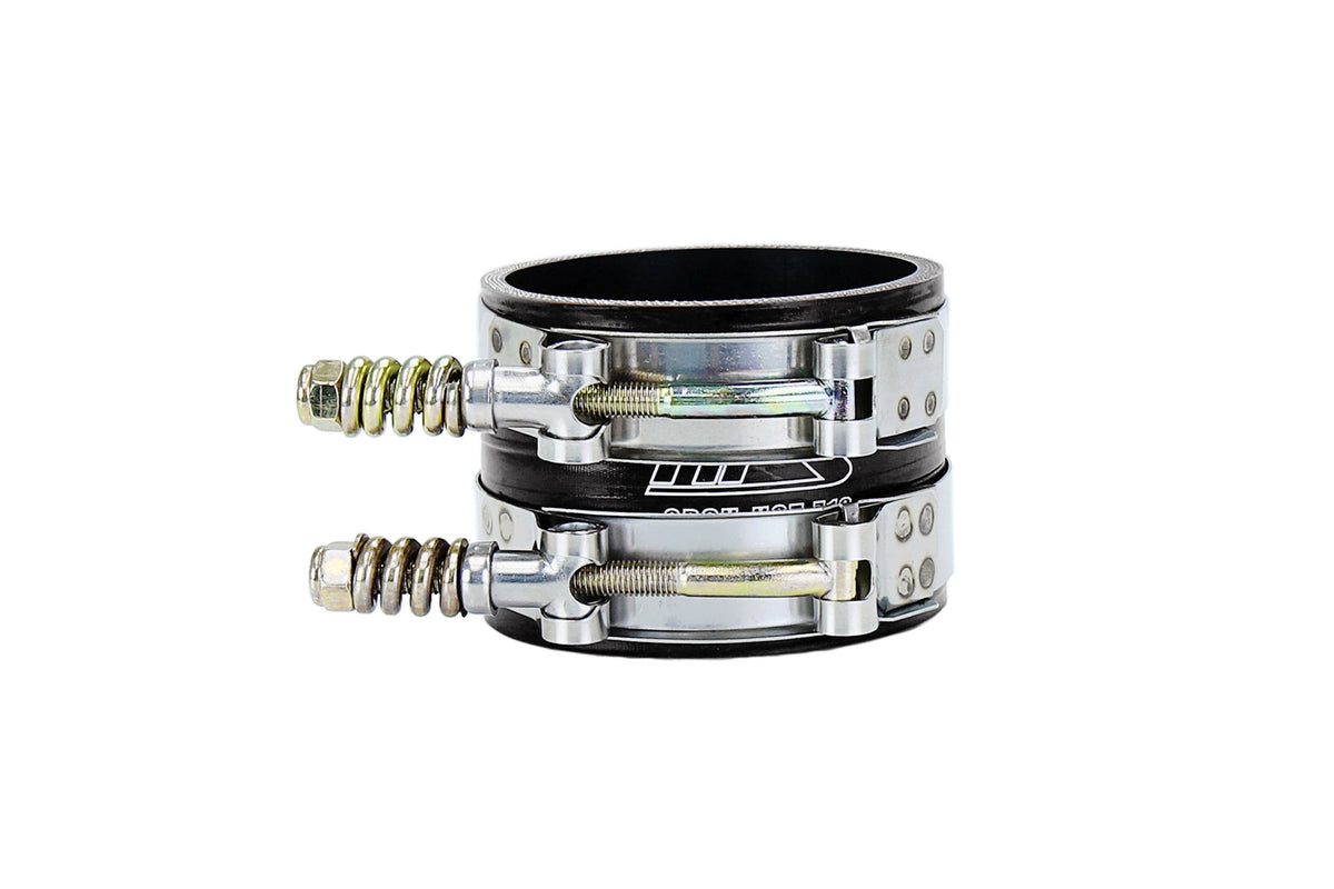 57-2241-BLK HPS Black Intercooler Boot 1999-2003 Ford F-250 Super Duty Powerstroke 7.3L Diesel Includes Spring Loaded T-Bolt Clamps