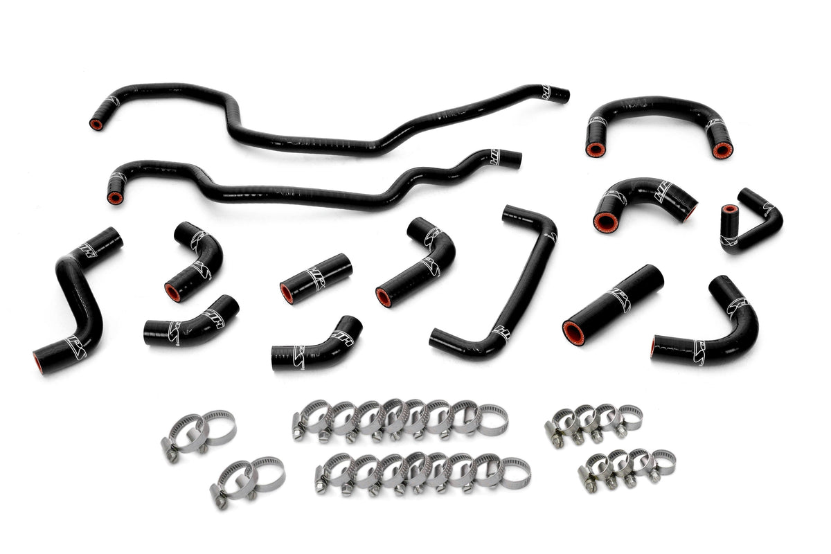 57-2256-BLK HPS Black Silicone Ancillary Hoses 2008-2014 Subaru Impreza WRX STI 2.5L Turbo