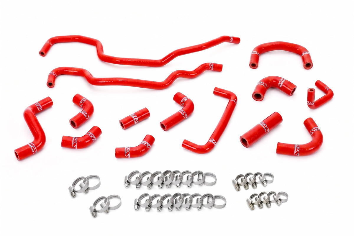57-2256-RED HPS Red Silicone Ancillary Hoses 2008-2014 Subaru Impreza WRX STI 2.5L Turbo