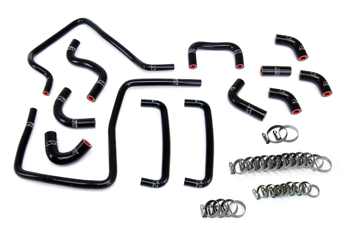 57-2266-BLK HPS Black Silicone Ancillary Hoses 2006-2007 Subaru Impreza WRX STI 2.5L Turbo