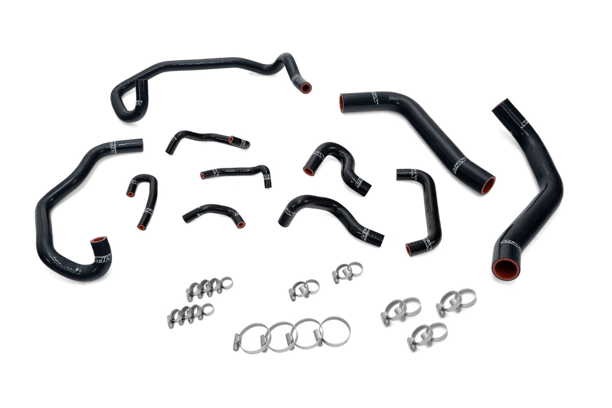 57-2280-BLK HPS Black Silicone Radiator Heater and Ancillary Hoses 2005-2015 Toyota Tacoma 4.0L V6