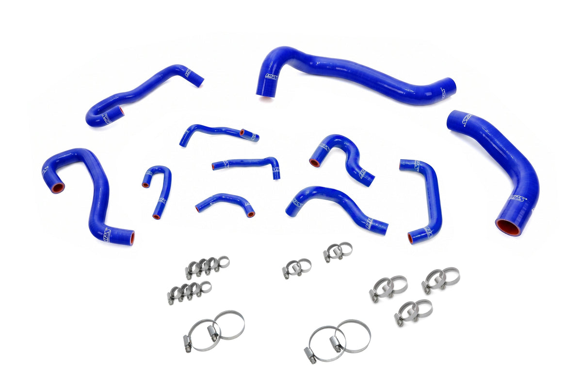 57-2282-BLUE HPS Blue Silicone Radiator Heater and Ancillary Hoses 2007-2011 Toyota Tundra 4.0L V6