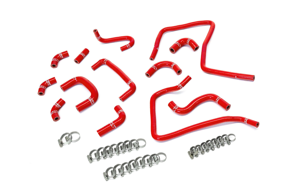 57-2303-RED HPS Red Silicone Ancillary Hoses 2004 Subaru Impreza WRX STI 2.5L Turbo