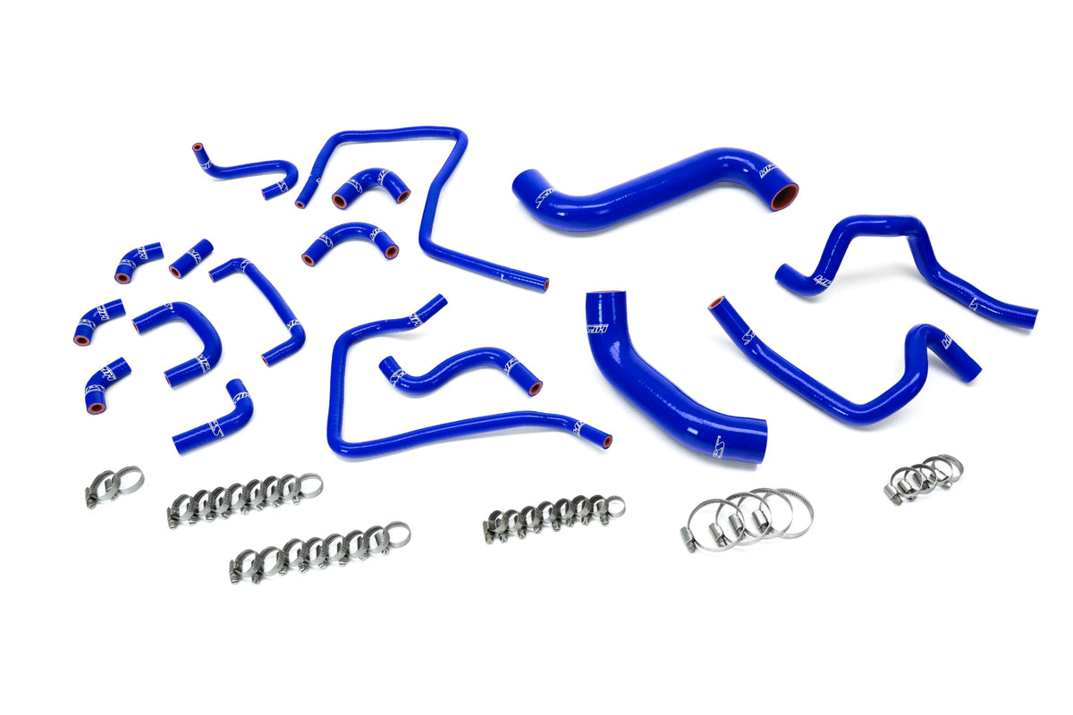 57-2304-BLUE HPS Blue Silicone Radiator Heater and Ancillary Hoses 2004 Subaru Impreza WRX STI 2.5L Turbo
