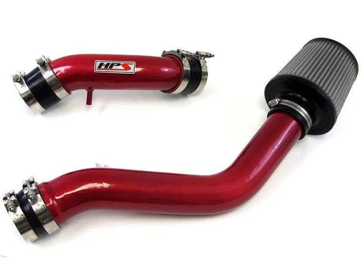 837-142R HPS Red Long Ram Cold Air Intake for 2004-2008 Hyundai Tiburon 2.0L with Maf Sensor