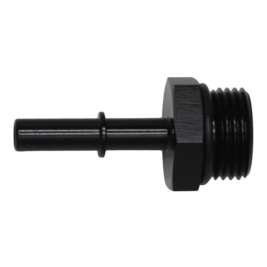 6-02-0124-B DeatschWerks 10AN ORB Male to 5/16in Male EFI Quick Connect Adapter - Anodized Matte Black