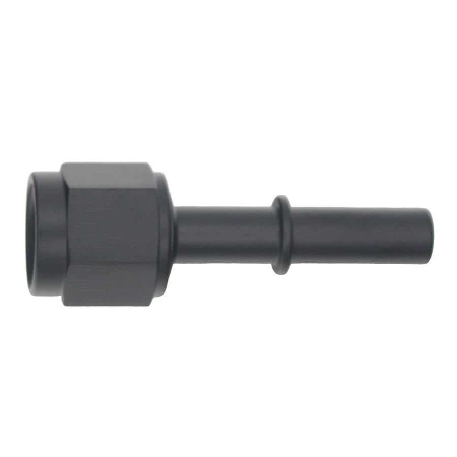 6-02-0130-B DeatschWerks 6AN Female Flare Swivel to 5/16in Male EFI Quick Disconnect - Anodized Matte Black