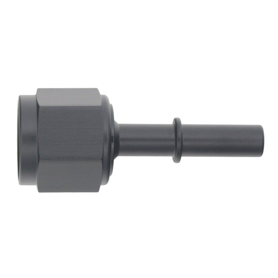 6-02-0132-B DeatschWerks 8AN Female Flare Swivel to 5/16in Male EFI Quick Disconnect - Anodized Matte Black