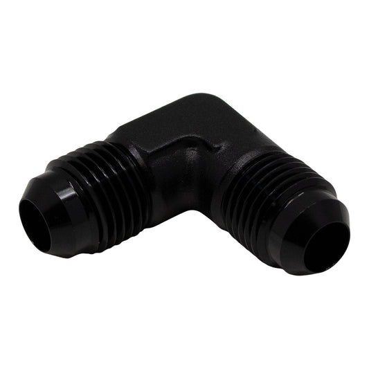 6-02-0207-B DeatschWerks 6AN Male Flare to 6AN Male Flare 90-Degree Fitting - Anodized Matte Black