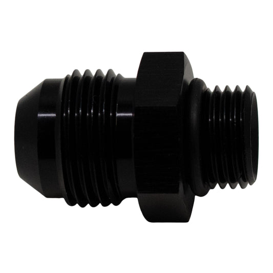 6-02-0405-B DeatschWerks 6AN ORB Male to 8AN Male Flare Adapter (Incl O-Ring) - Anodized Matte Black
