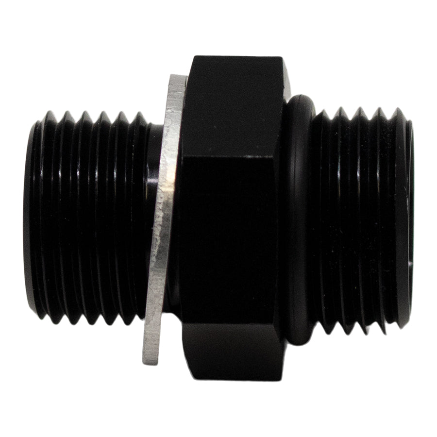 6-02-0603-B DeatschWerks 6AN ORB Male to M14 X 1.5 Metric Male (Incl O-Ring and Washer) - Anodized Matte Black