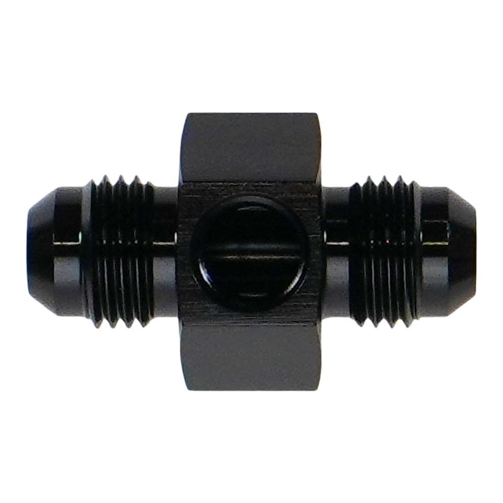 6-02-0770-B DeatschWerks 6AN Male Flare Gauge Adapter with 1/8in NPT Gauge Port