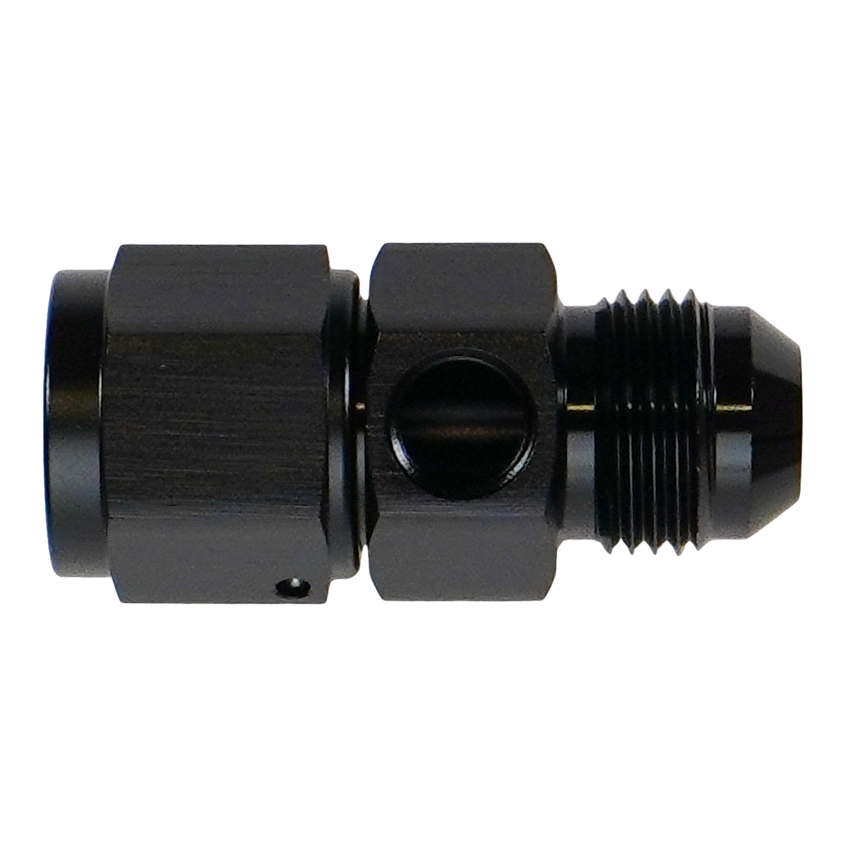 6-02-0774-B DeatschWerks 8AN Male Flare to Female Flare Swivel with 1/8th NPT