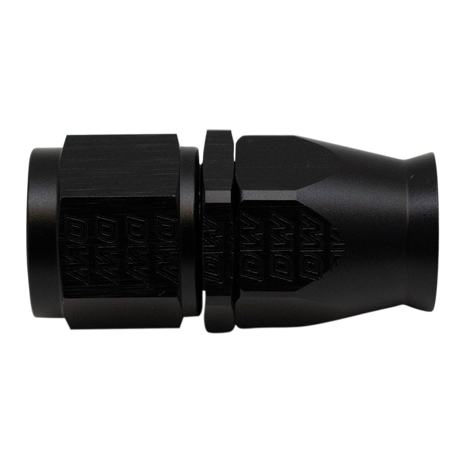 6-02-0858-B DeatschWerks 10AN Female Swivel Straight Hose End PTFE (Incl 1 Olive Insert) - Anodized Matte Black