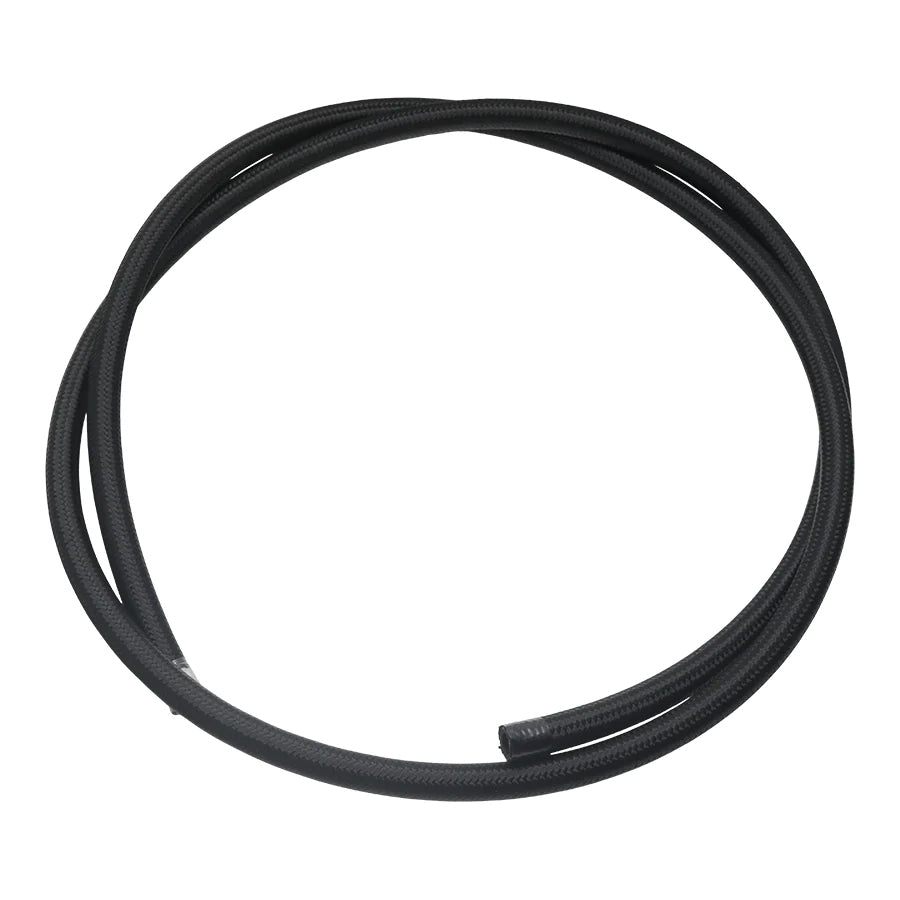 6-02-0865-6 DeatschWerks 8AN Black Nylon Braided PTFE Hose - 6ft
