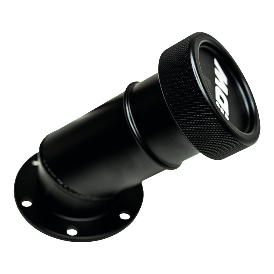 6-03-FST-ANGLE DeatschWerks Angled Filler Neck w/Cap - Matte Black
