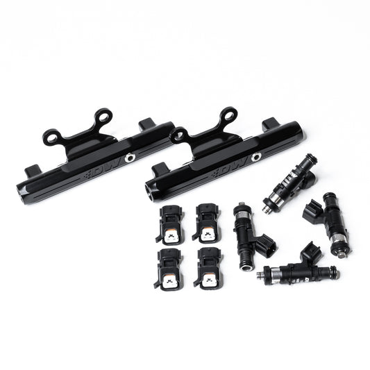 6-102-0750 DeatschWerks Top Feed Fuel Rail Kit with 750cc Fuel Injectors WRX 02-14 STi 07-19 EJ205 EJ255 EJ257