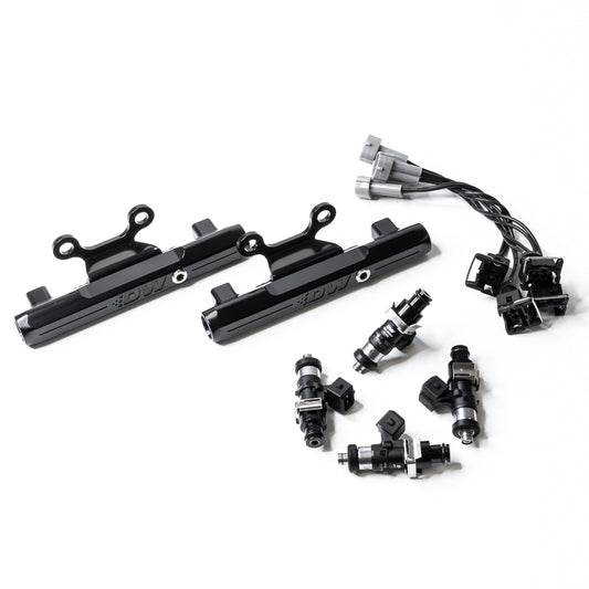 6-102-1500 DeatschWerks Top Feed Fuel Rail Kit with 1500cc Fuel Injectors WRX 02-14 STi 07-19 EJ205 EJ255 EJ257