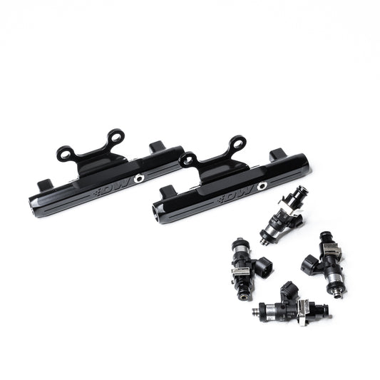 6-102-2200 DeatschWerks Top Feed Fuel Rail Kit with 2200cc Fuel Injectors WRX 02-14 STi 07-19 EJ205 EJ255 EJ257