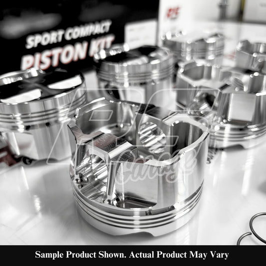 609100C-6 Manley Platinum Forged Pistons Toyota Supra MK4 2JZGTE 2JZ-GTE 2JZ-GE 86mm STD Bore -2.5 cc 10.0:1