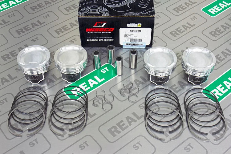 K545M845 Wiseco Forged Pistons Honda Del Sol Civic Si CR-V CRVTEC B20B + B16A VTEC Head 84.5mm -18 cc 8.4:1