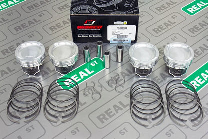 K545M845 Wiseco Forged Pistons Honda Del Sol Civic Si CR-V CRVTEC B20B + B16A VTEC Head 84.5mm -18 cc 8.4:1