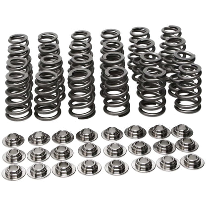 26135 Manley 100lbs Conical Single Valve Springs Titanium Retainers Kit Toyota Supra 2JZ-GTE 2JZ-GE